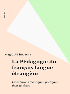 cover image of La Pédagogie du français langue étrangère